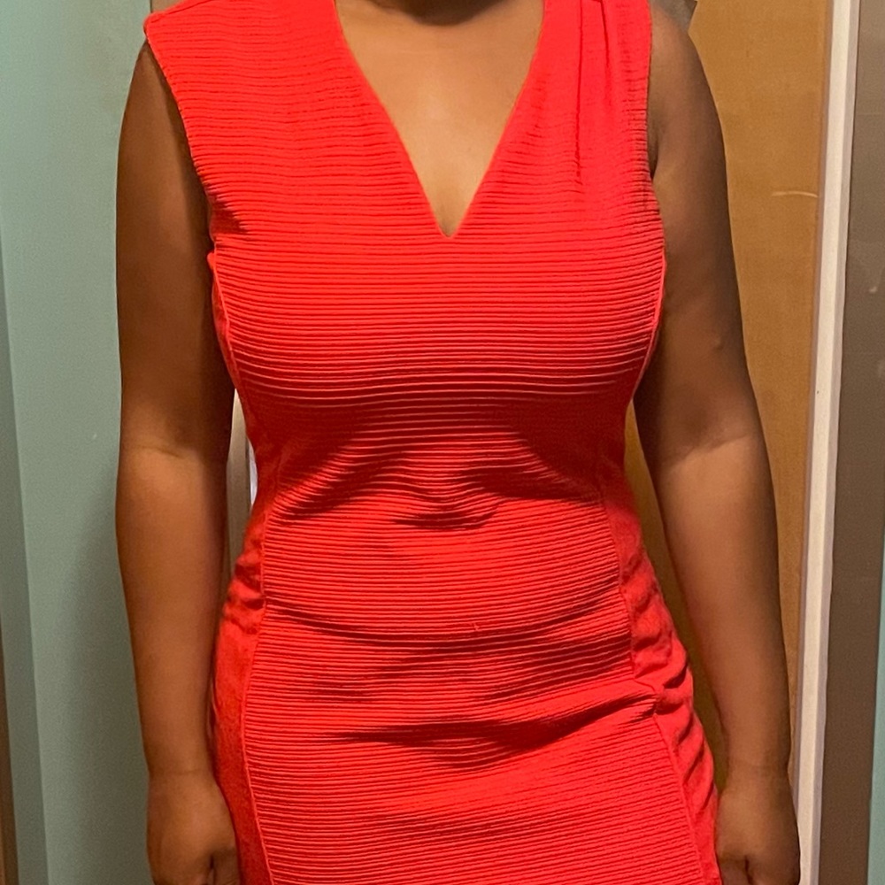 Orange dress